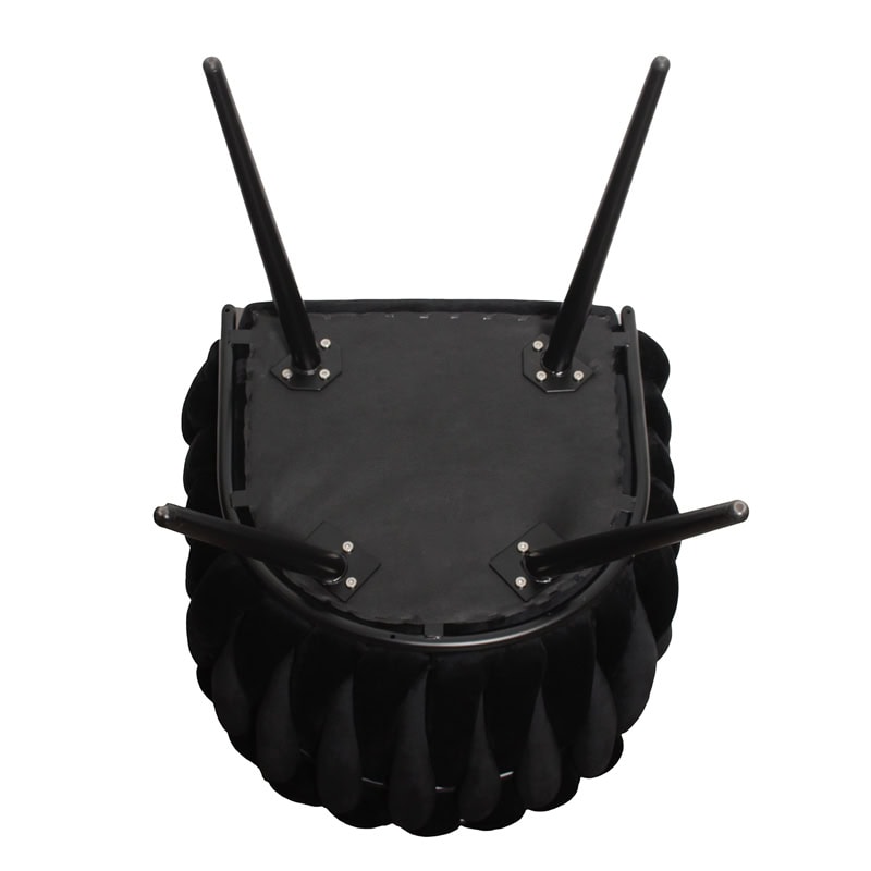 Eetkamerstoel Wave Chair Zwart (set van 2) | Pole to Pole - Afbeelding 11